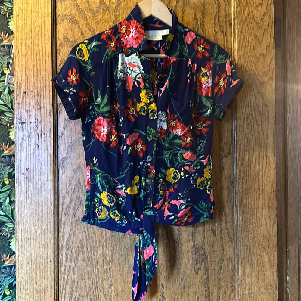 Anthropologie Floral Maeve Top